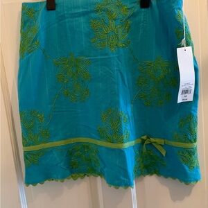 Nanette Lepore Embroidered Skirt